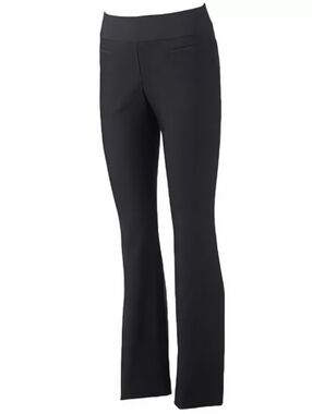 Apt. 9 | Brynn Midrise Pull-On Bootcut Faux Denim Dress Pants